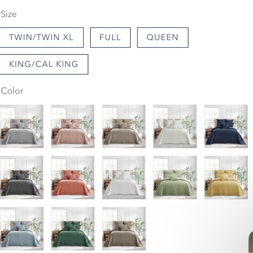 Soft Sage Waffle Duvet Cover Set - Lightweight Textured Bedding - Picture 6 of 6